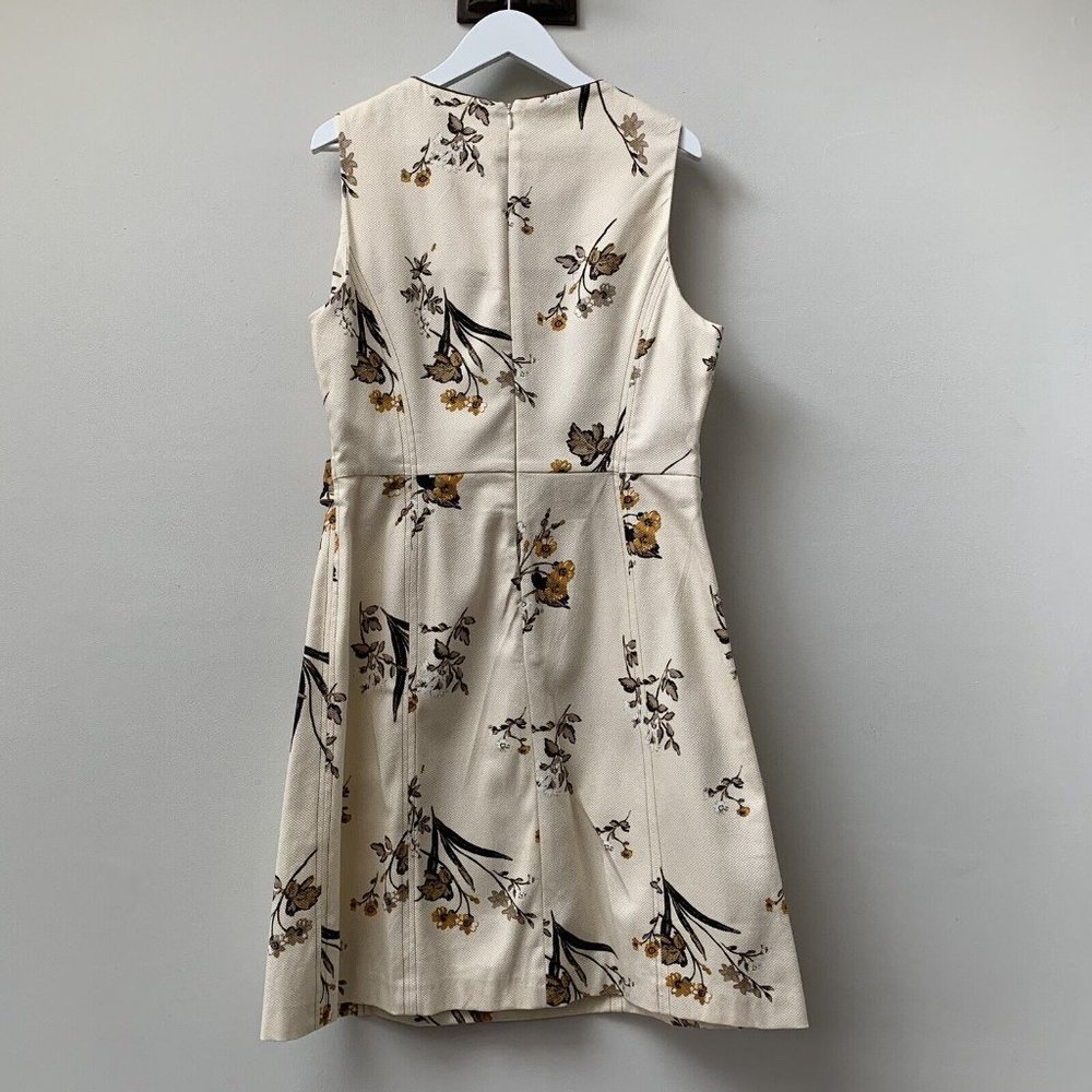TU Floral Dress Size UK 14 Sleeveless Sheath Pretty Retro Style - Picture 2 of 12